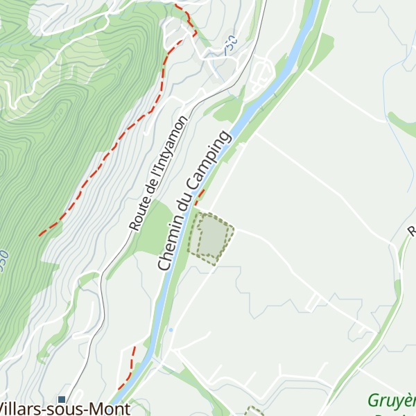 Map of Football Club Haute-Gruyère