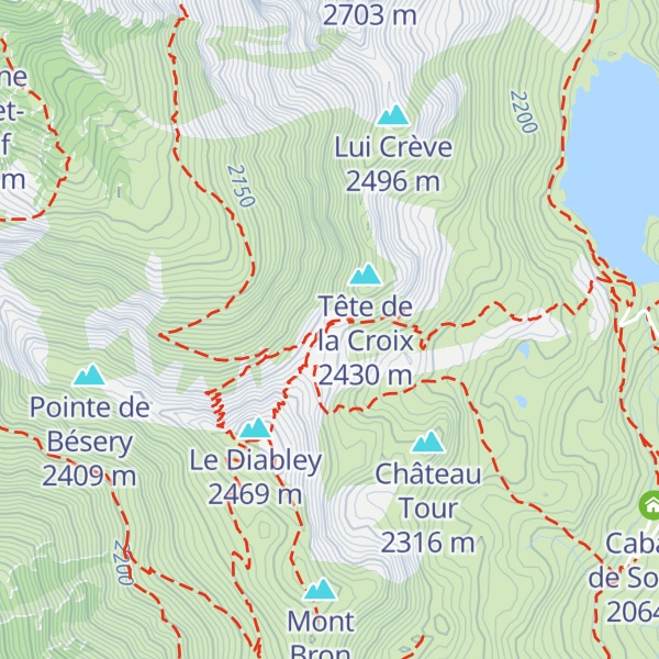 Map of Cabane du Demècre