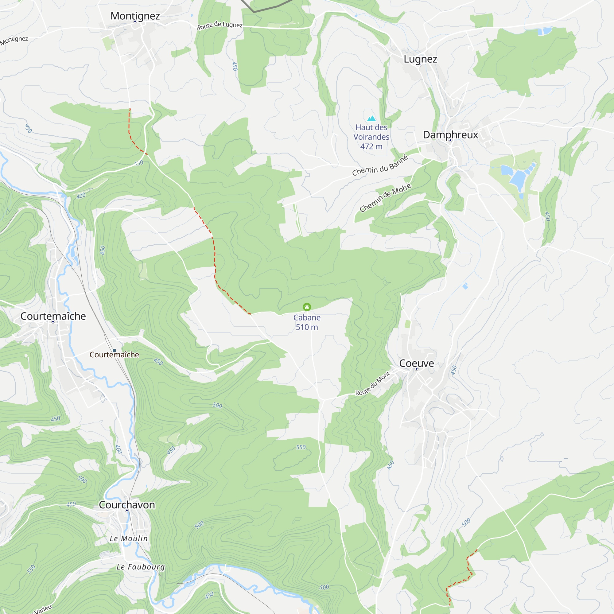 Cabane map
