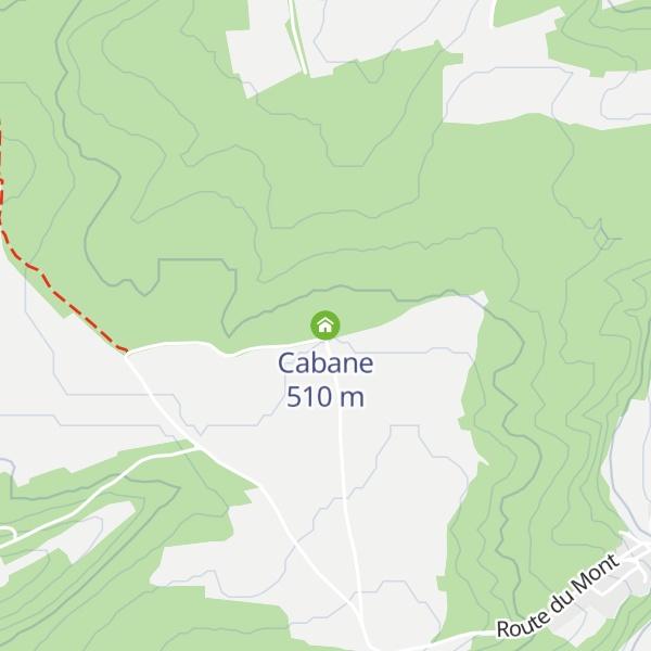 Map of Cabane