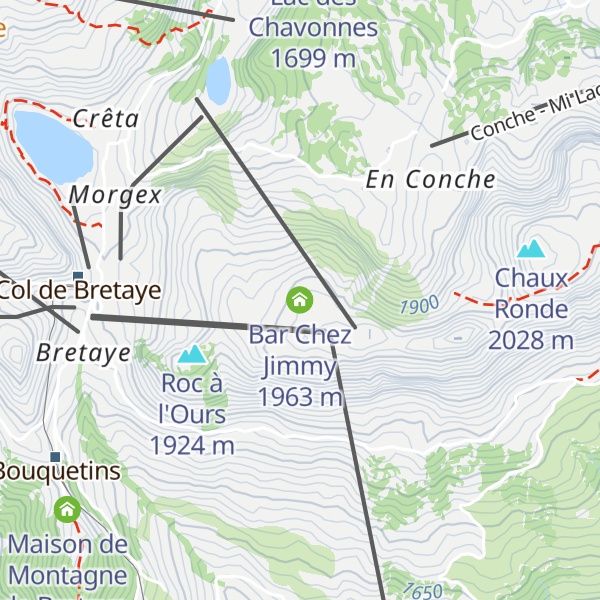 Map of Bar Chez Jimmy