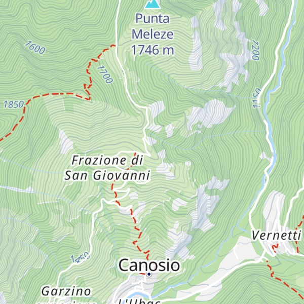 Map of Cappella di San Giovanni al Colle