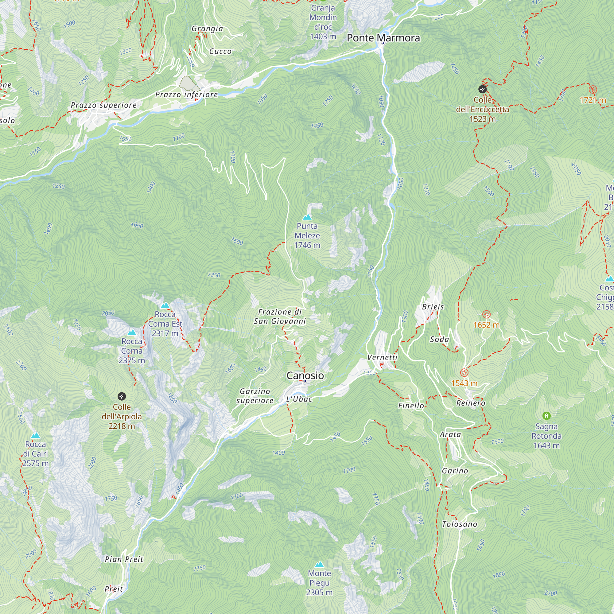 Cappella di San Giovanni al Colle map