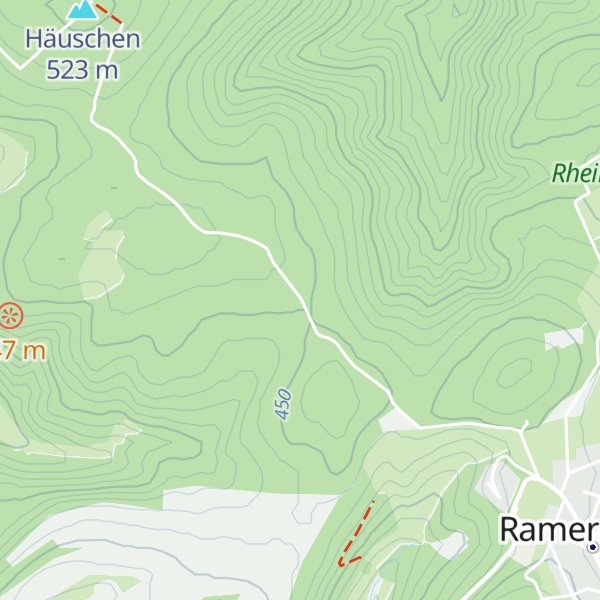 Map of Schutzhütte am Martinskreuz