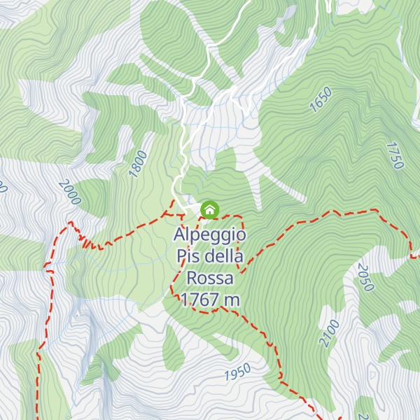 Map of Alpeggio Pis della Rossa