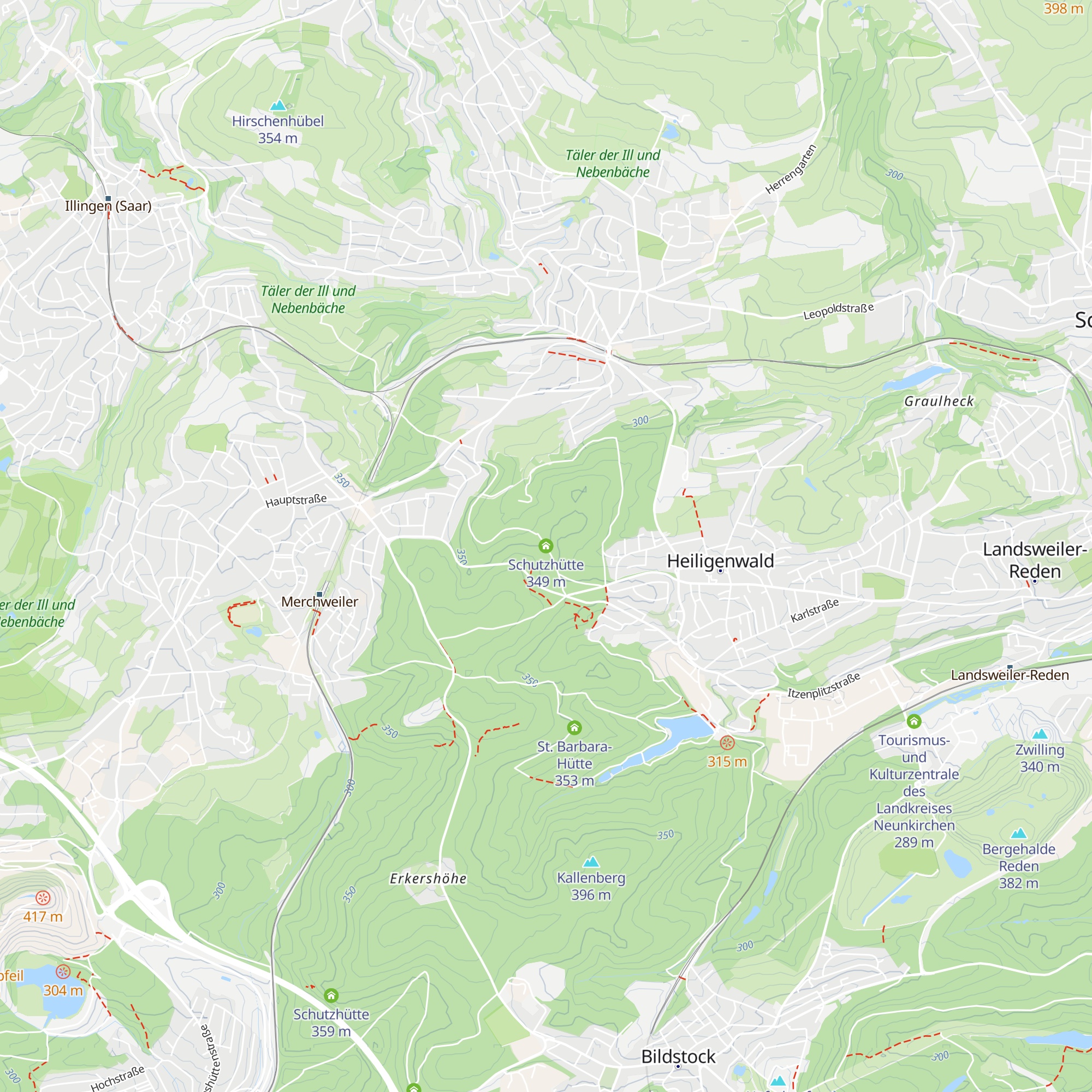 Schutzhütte map