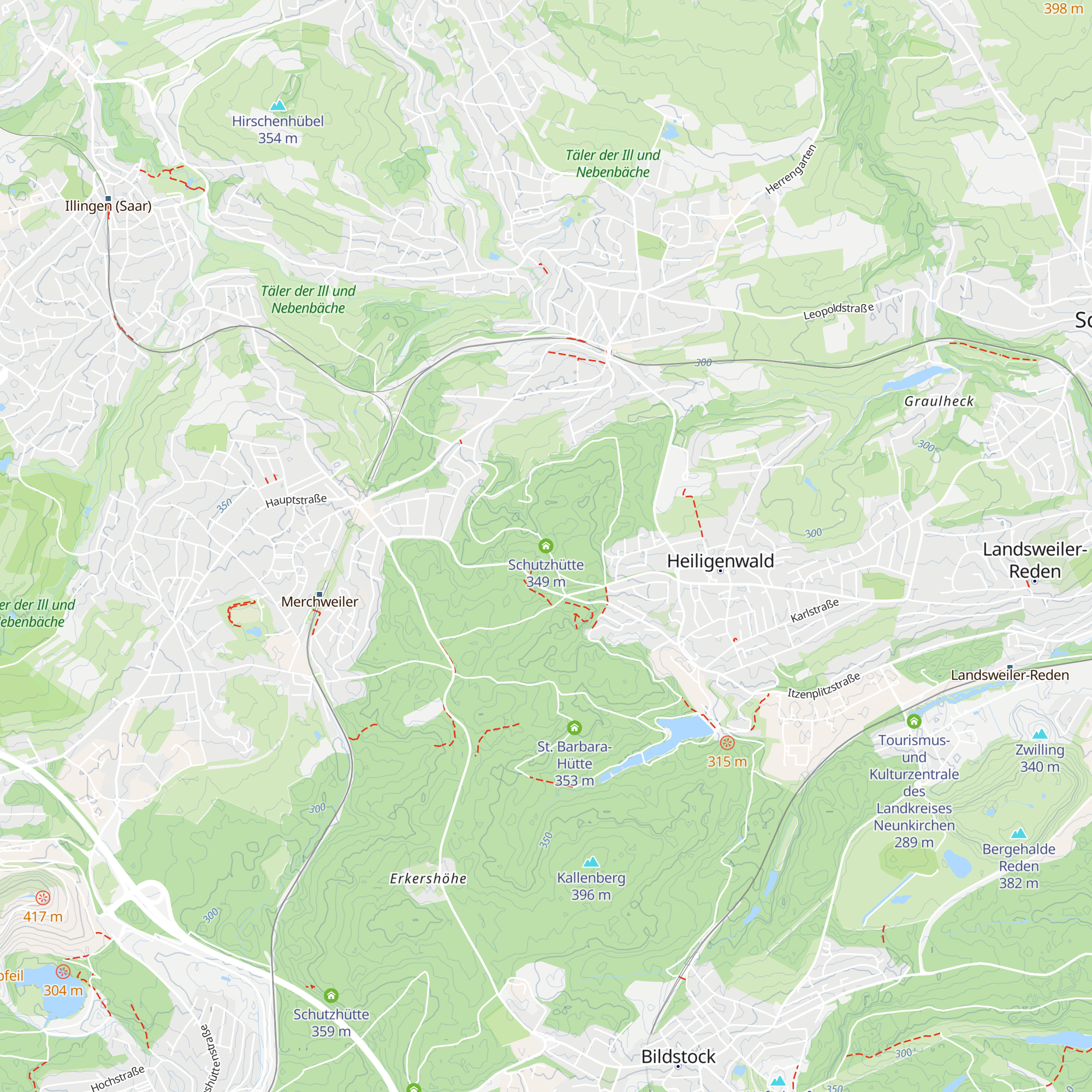 Schutzhütte map