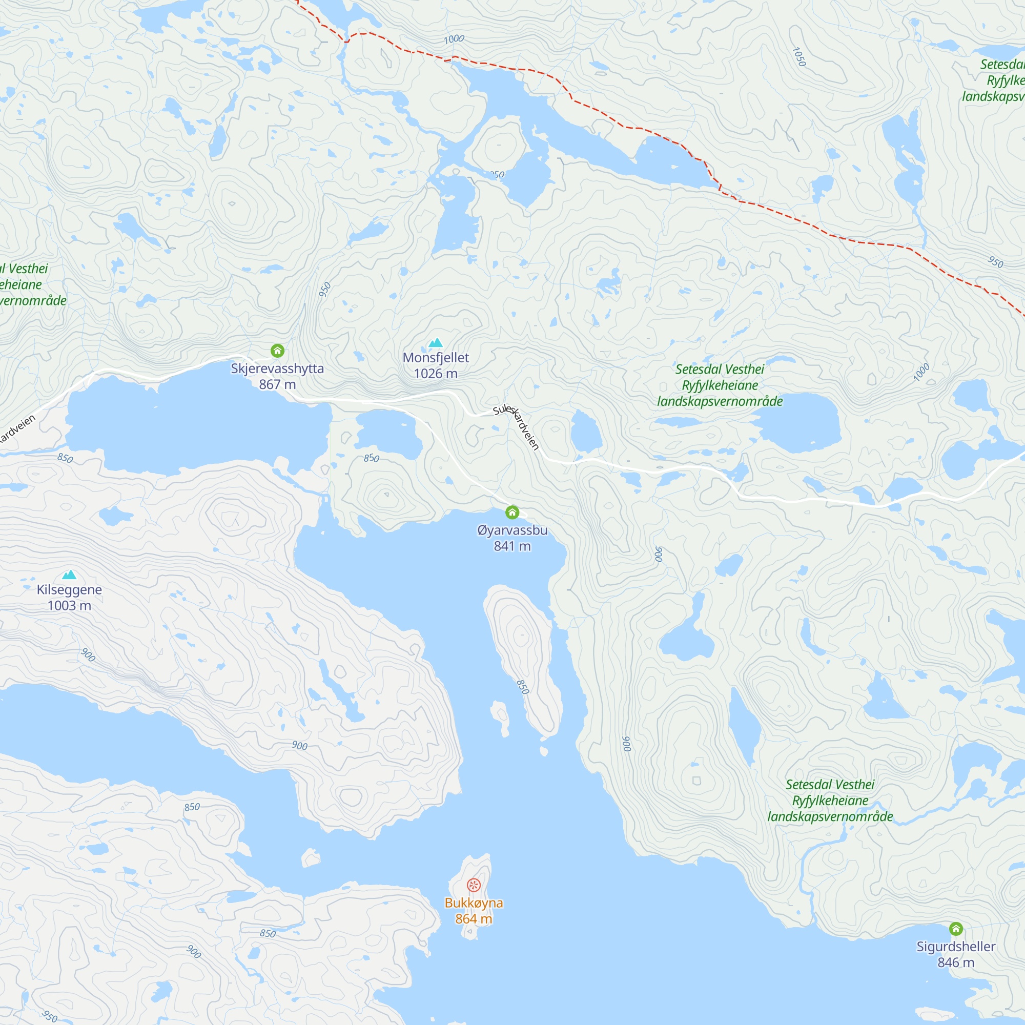 Øyarvassbu map