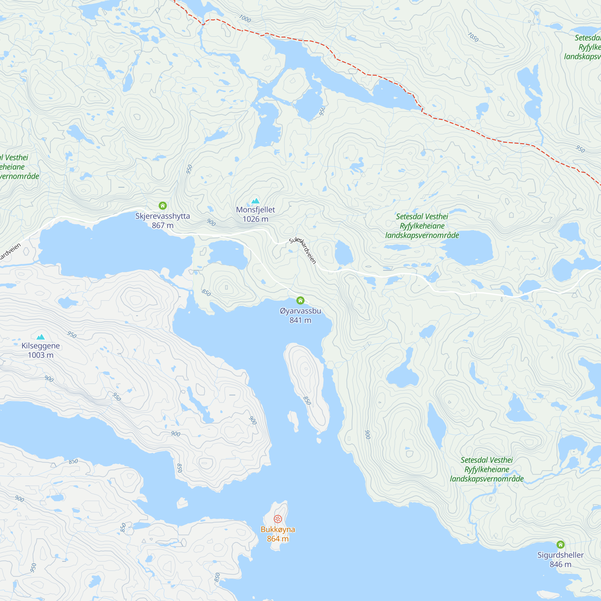 Øyarvassbu map