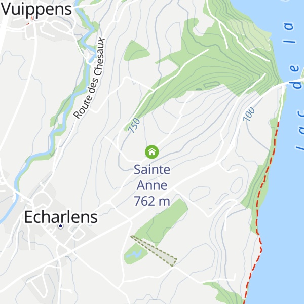Map of Sainte Anne