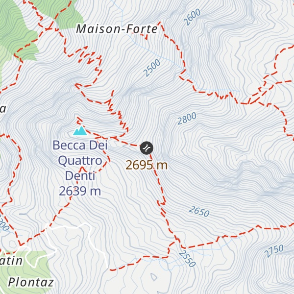 Map of Bivacco Testafochi