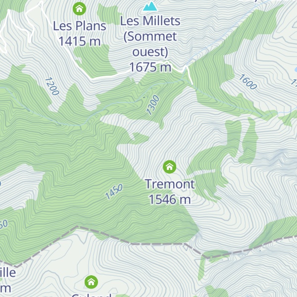 Map of Les Sauges