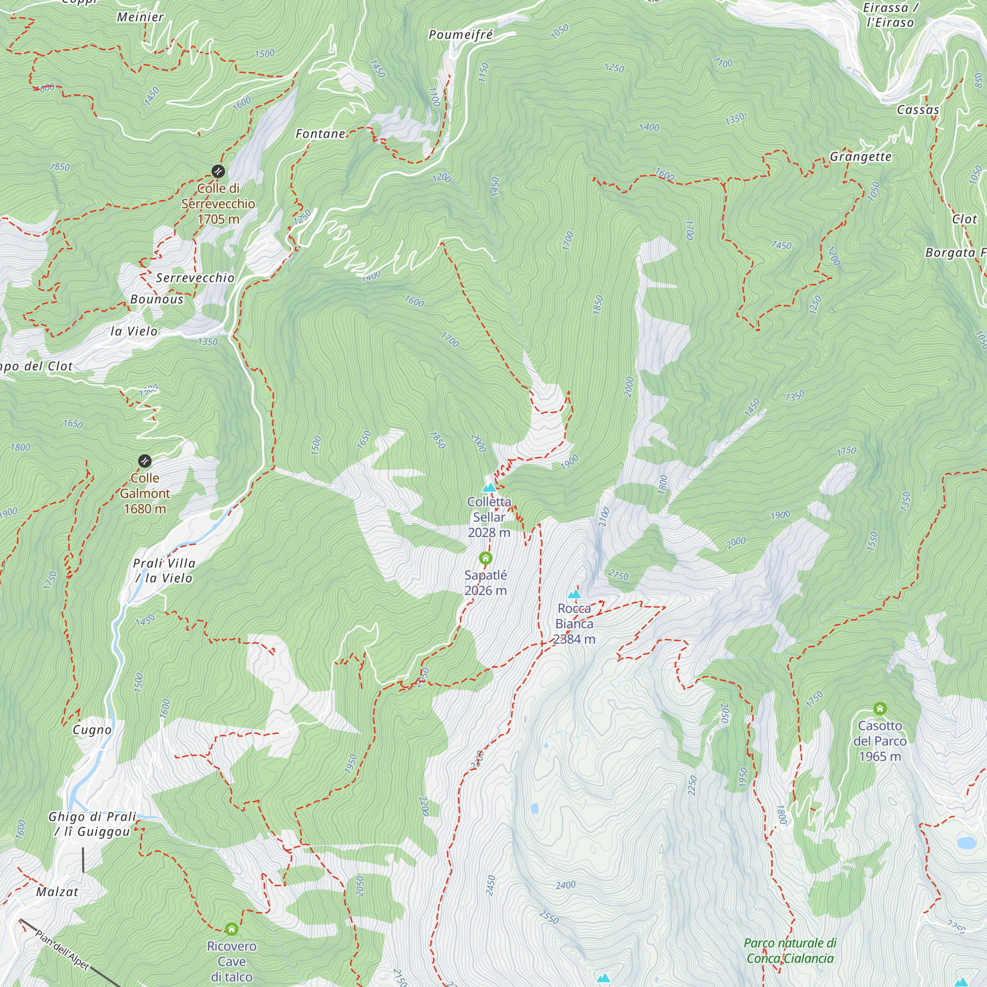 ex teleferica map