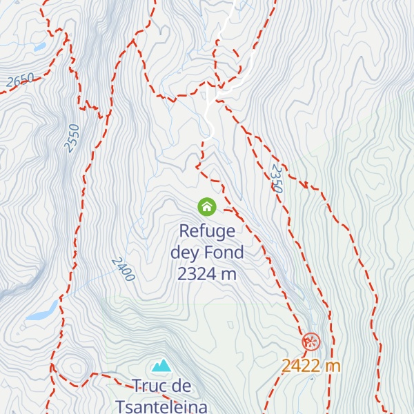 Map of Refuge dey Fond