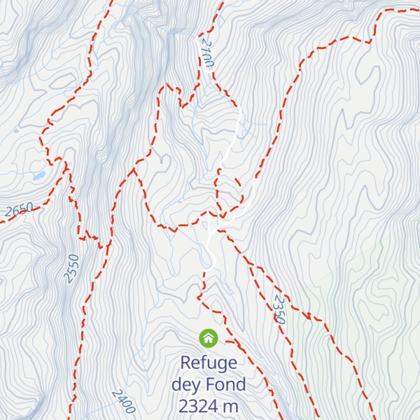 Map of Rifugio Gian Federico Benevolo
