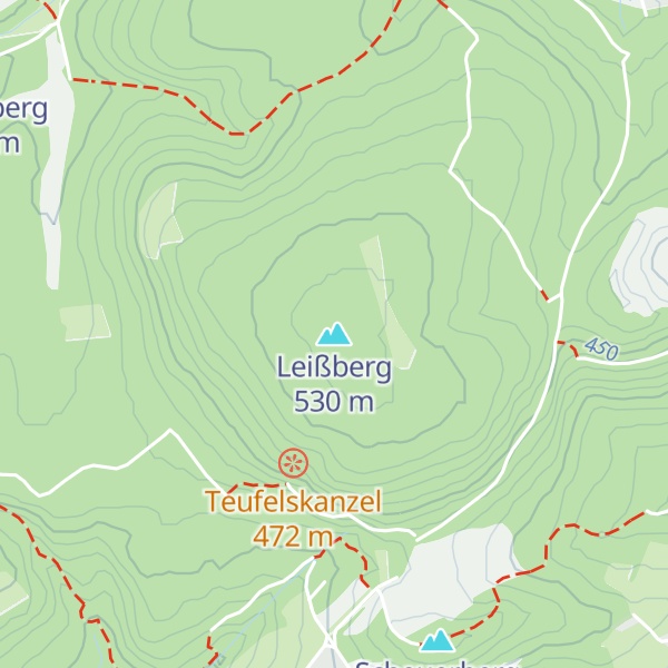 Map of Leißberg