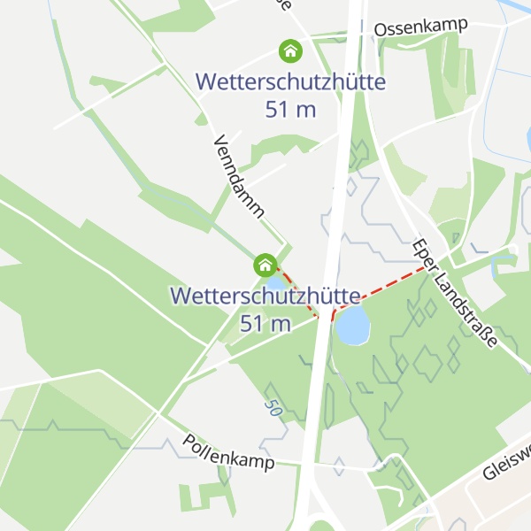 Map of Wetterschutzhütte