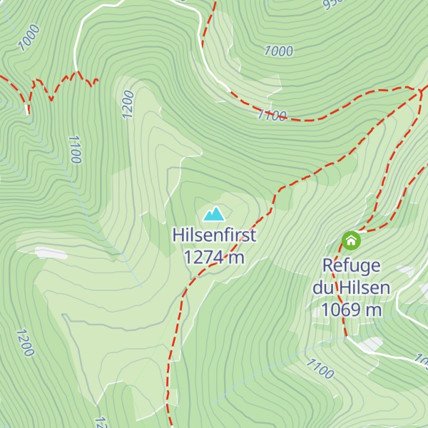 Map of Hilsenfirst
