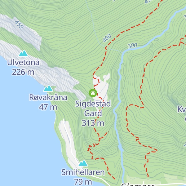 Map of Sigdestad Gard