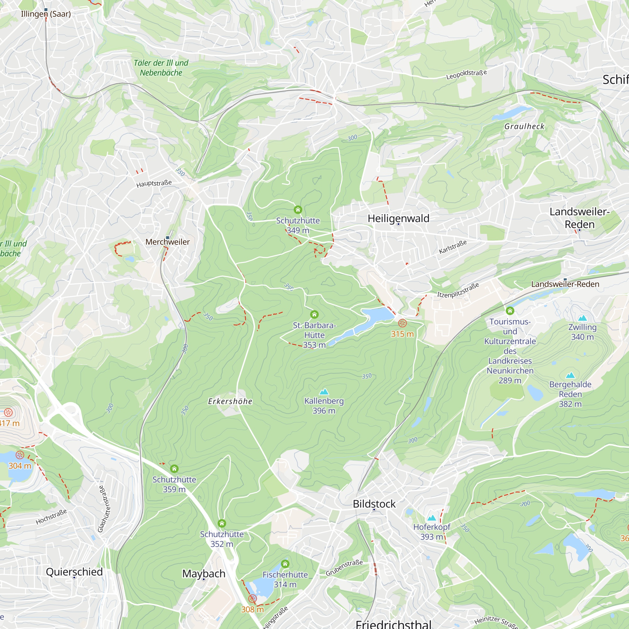 St. Barbara-Hütte map