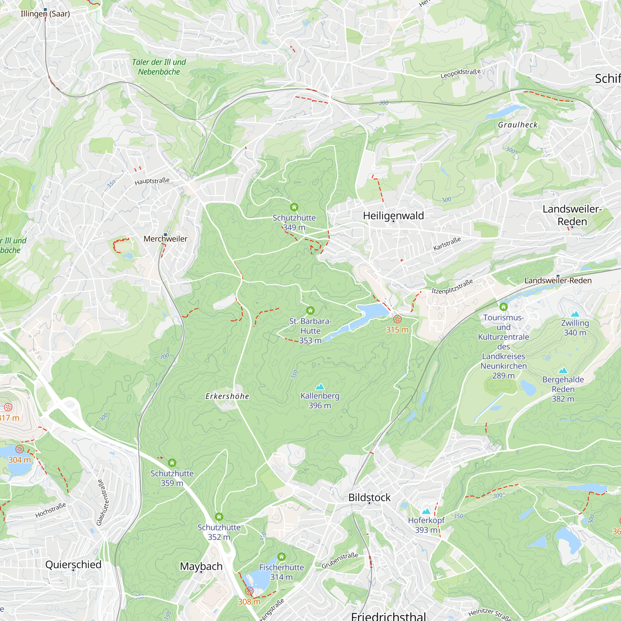 St. Barbara-Hütte map