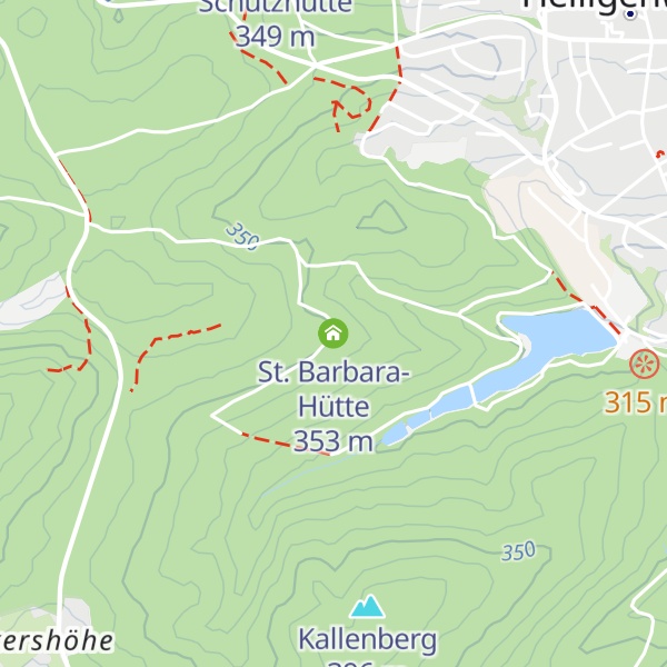 Map of St. Barbara-Hütte