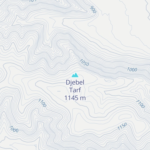 Map of Djebel Tarf