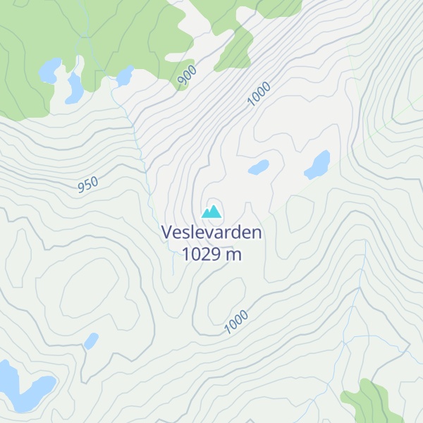 Map of Veslevarden