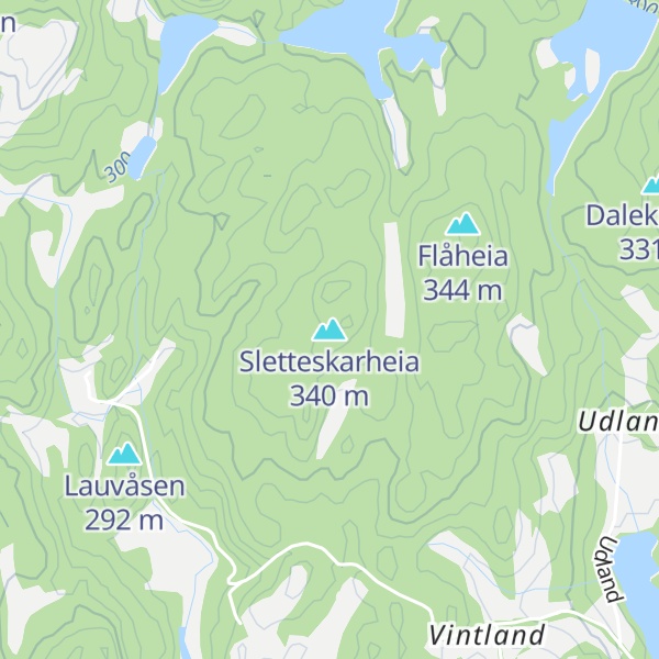 Map of Sletteskarheia