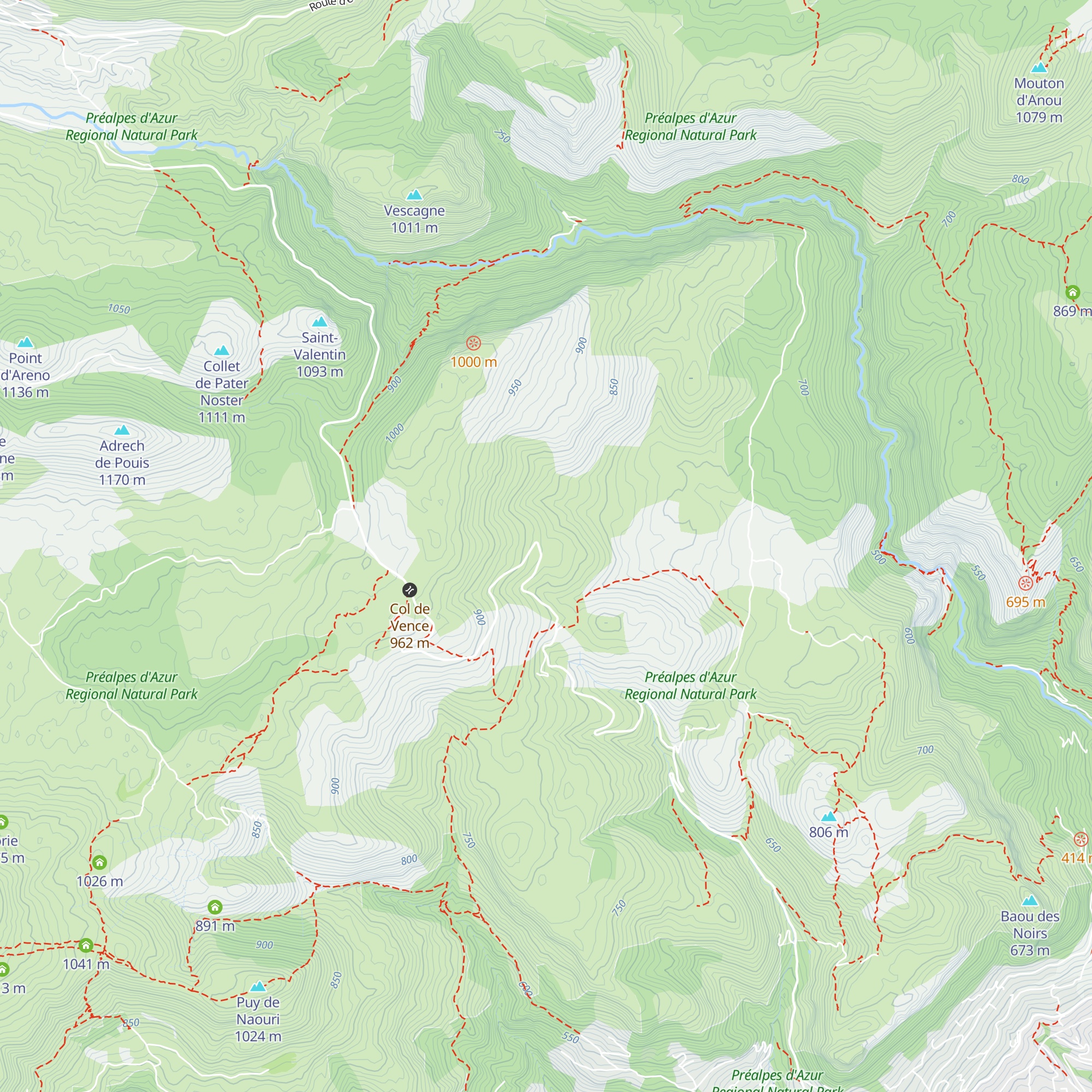 Ball-Trap club de Vence map