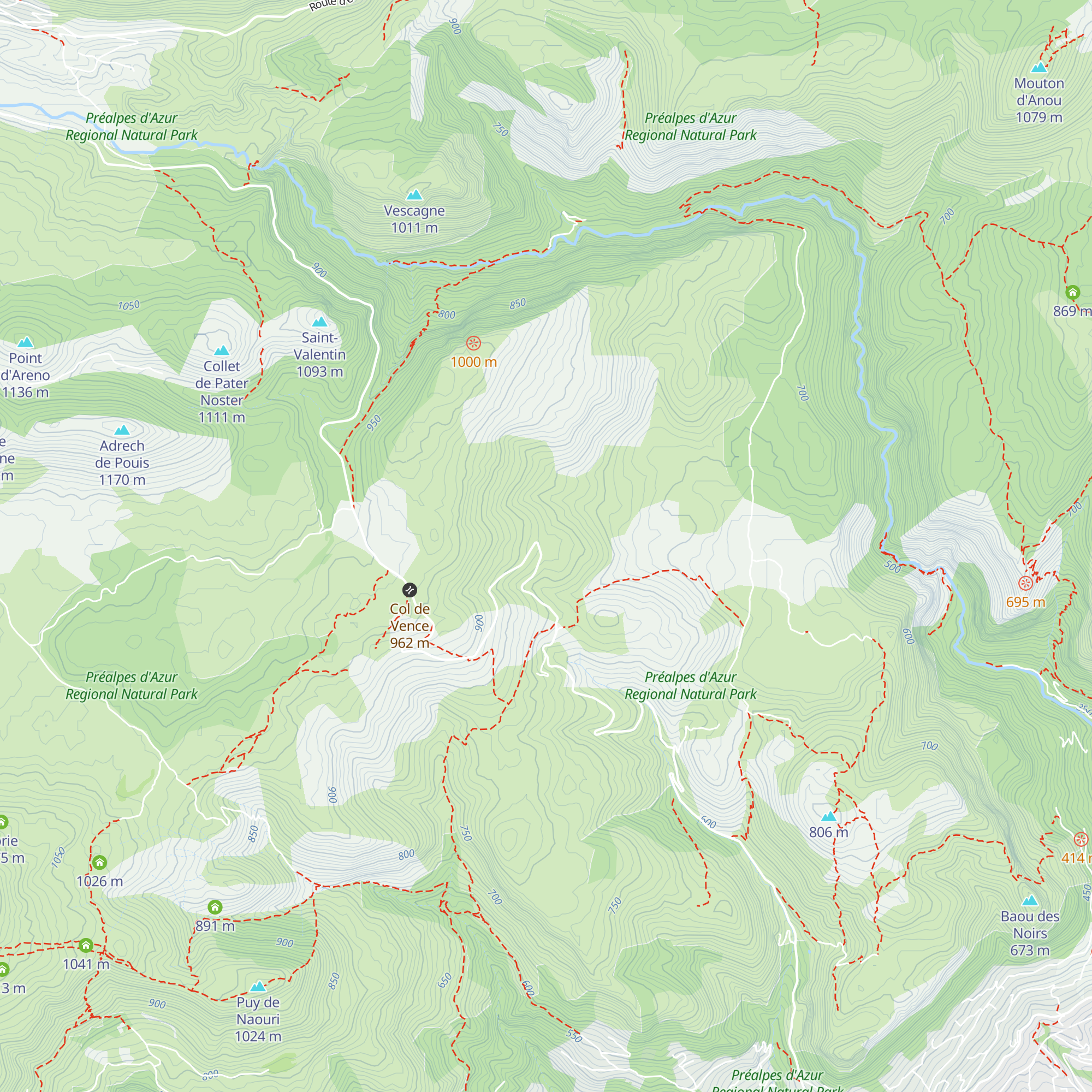 Ball-Trap club de Vence map