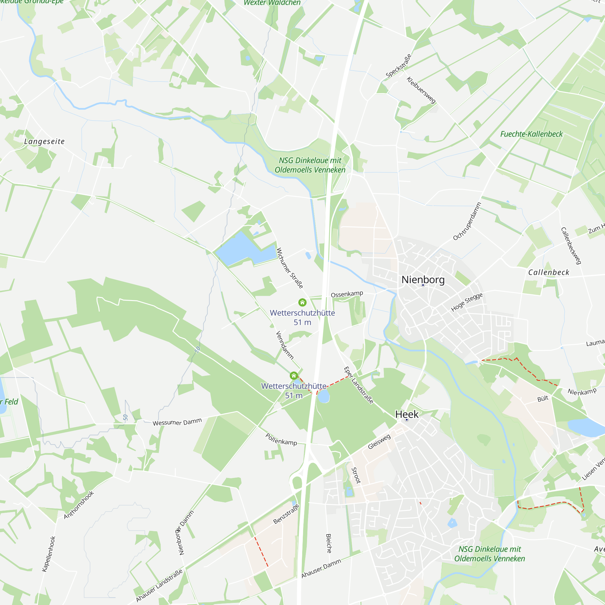 Wetterschutzhütte map