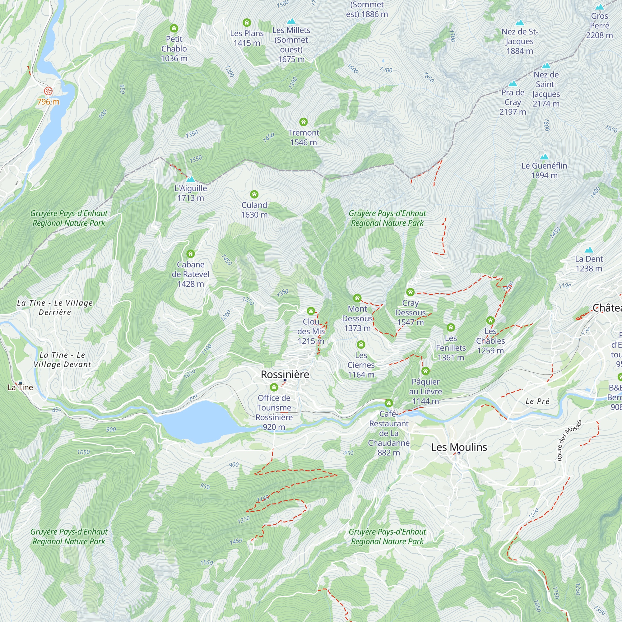 Clou des Mis map