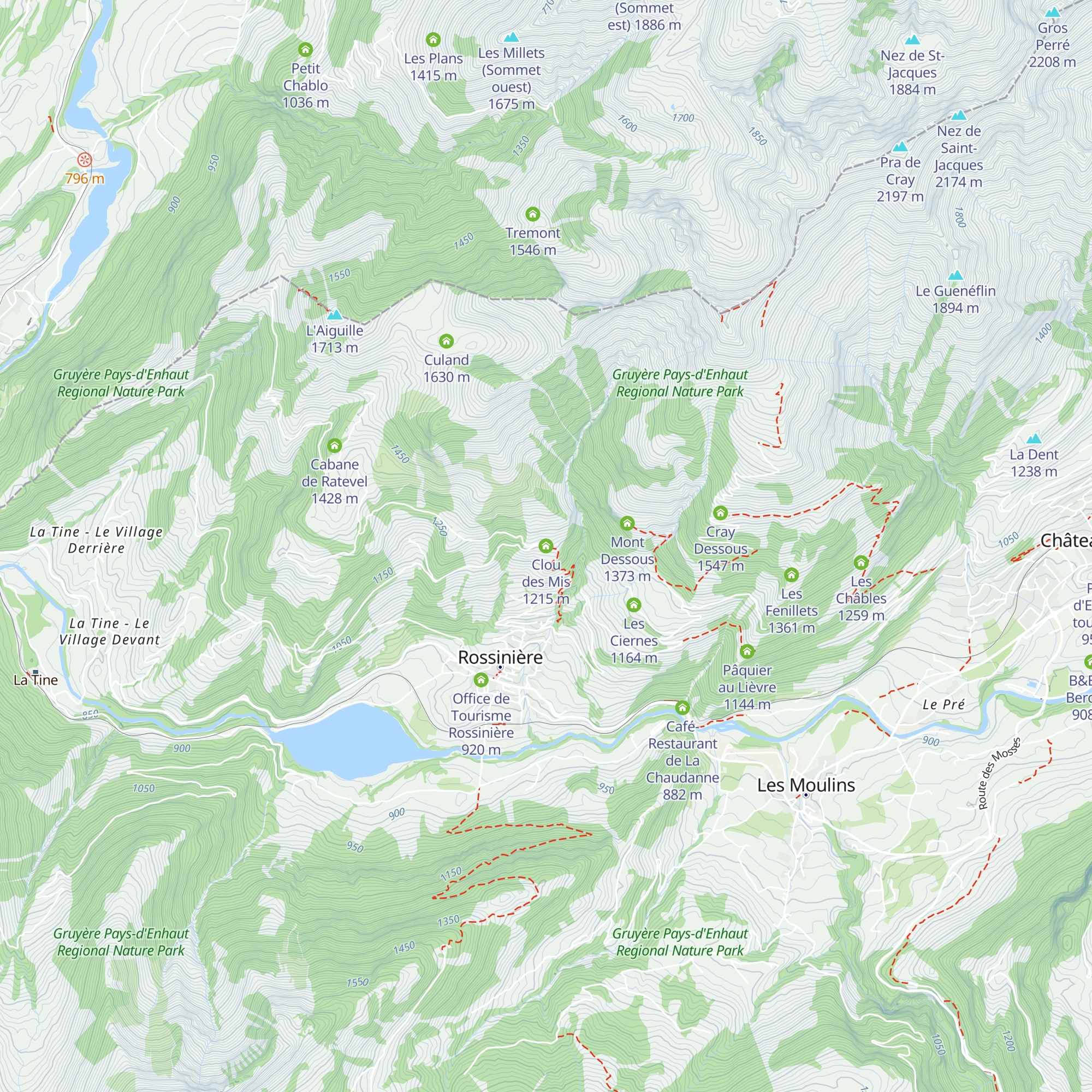 Clou des Mis map