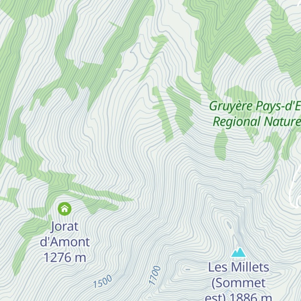 Map of Les Tannes