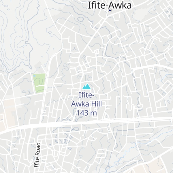 Map of Ifite-Awka Hill