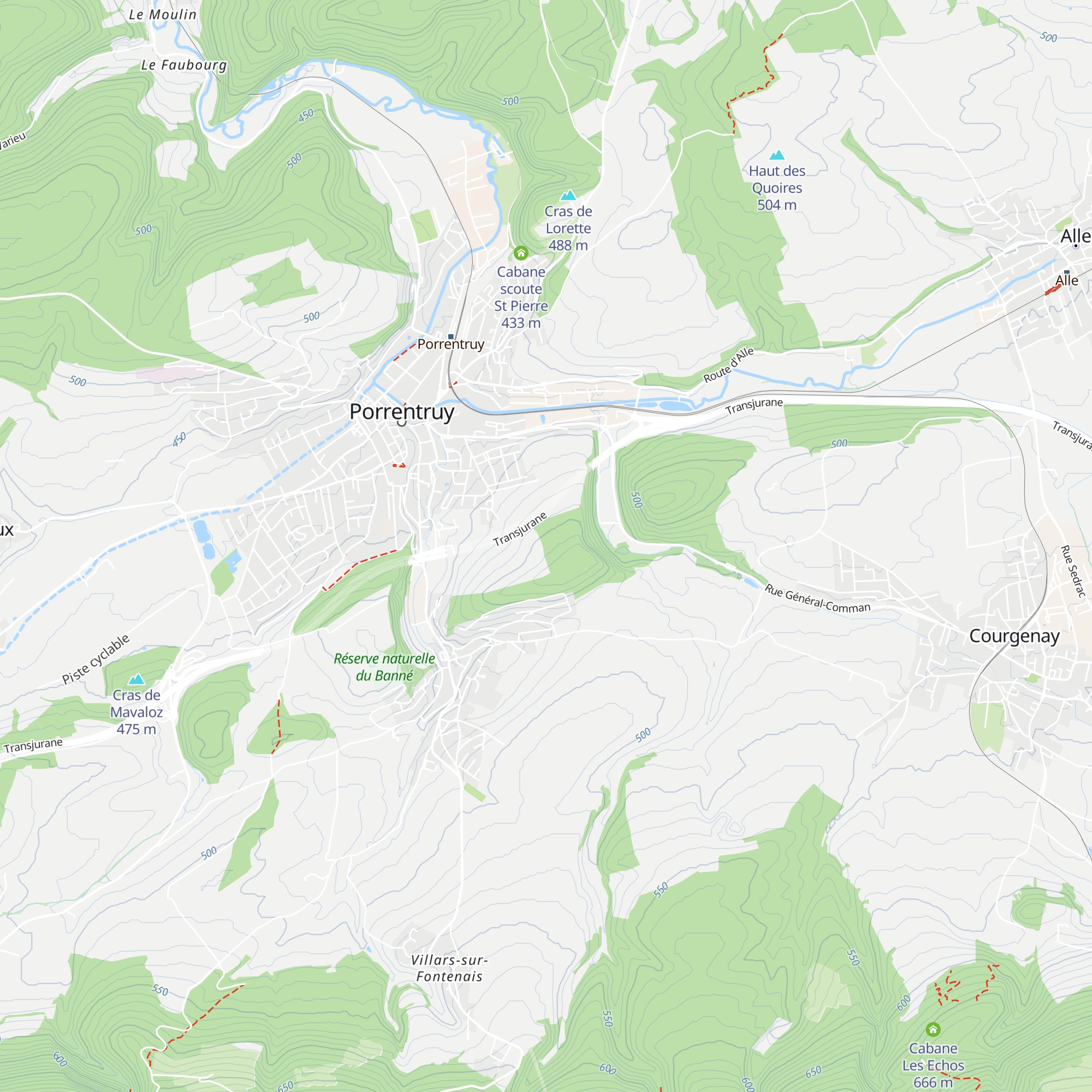 Cabane forestière de la Perche map