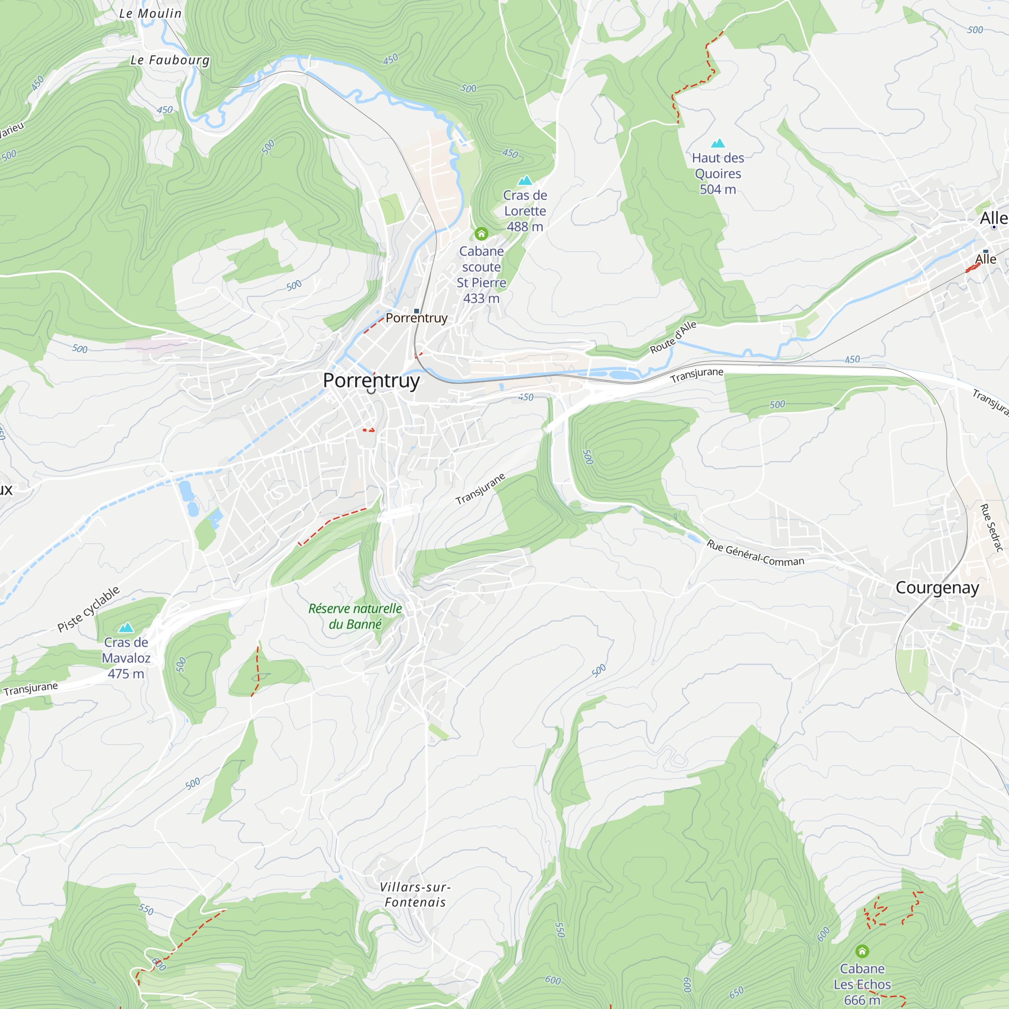 Cabane forestière de la Perche map