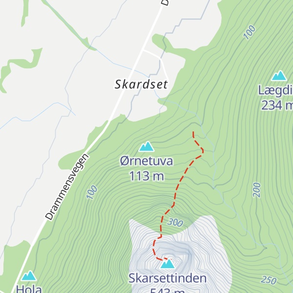 Map of Ørnetuva