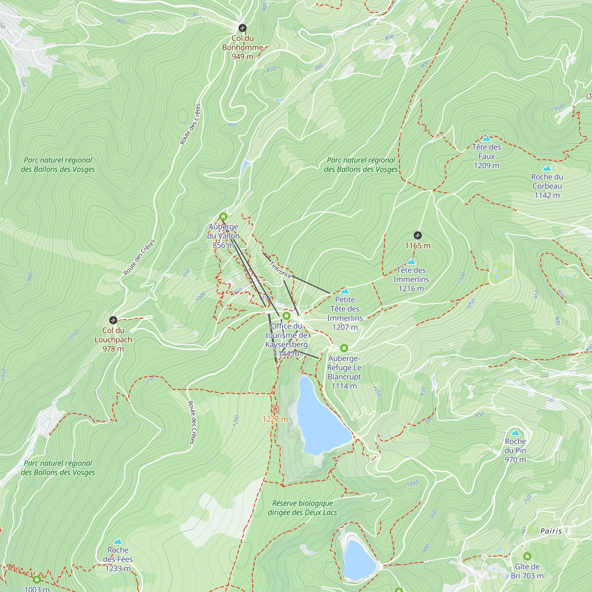 Auberge de la Tinfronce map