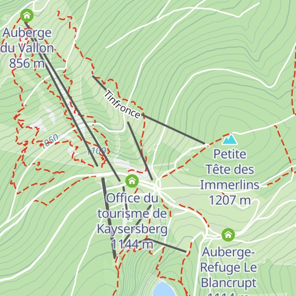 Map of Auberge de la Tinfronce