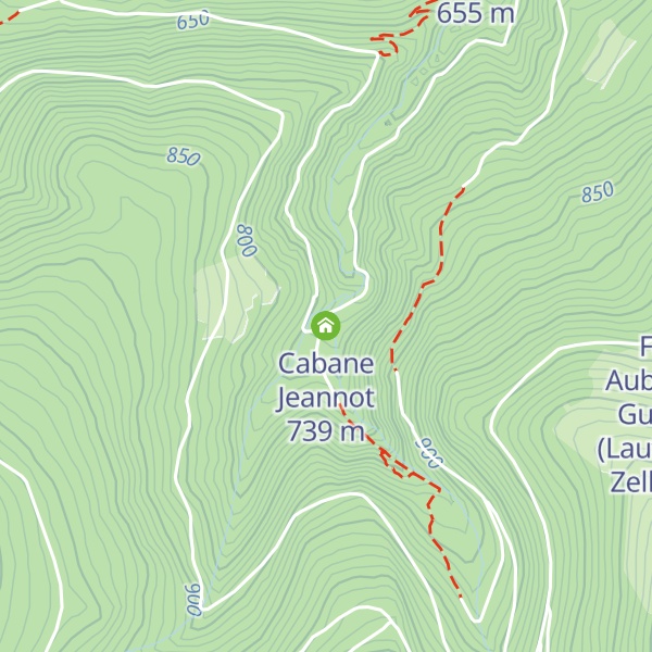 Map of Cabane Jeannot