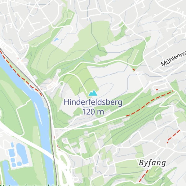 Map of Hinderfeldsberg