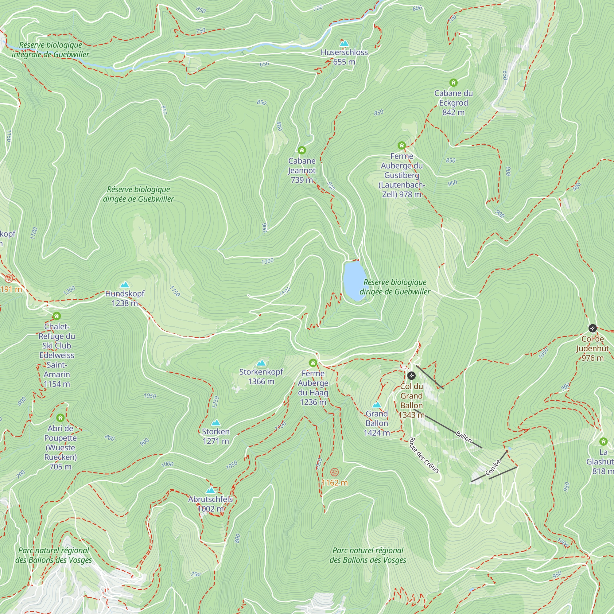 Chalet Racbegbo map