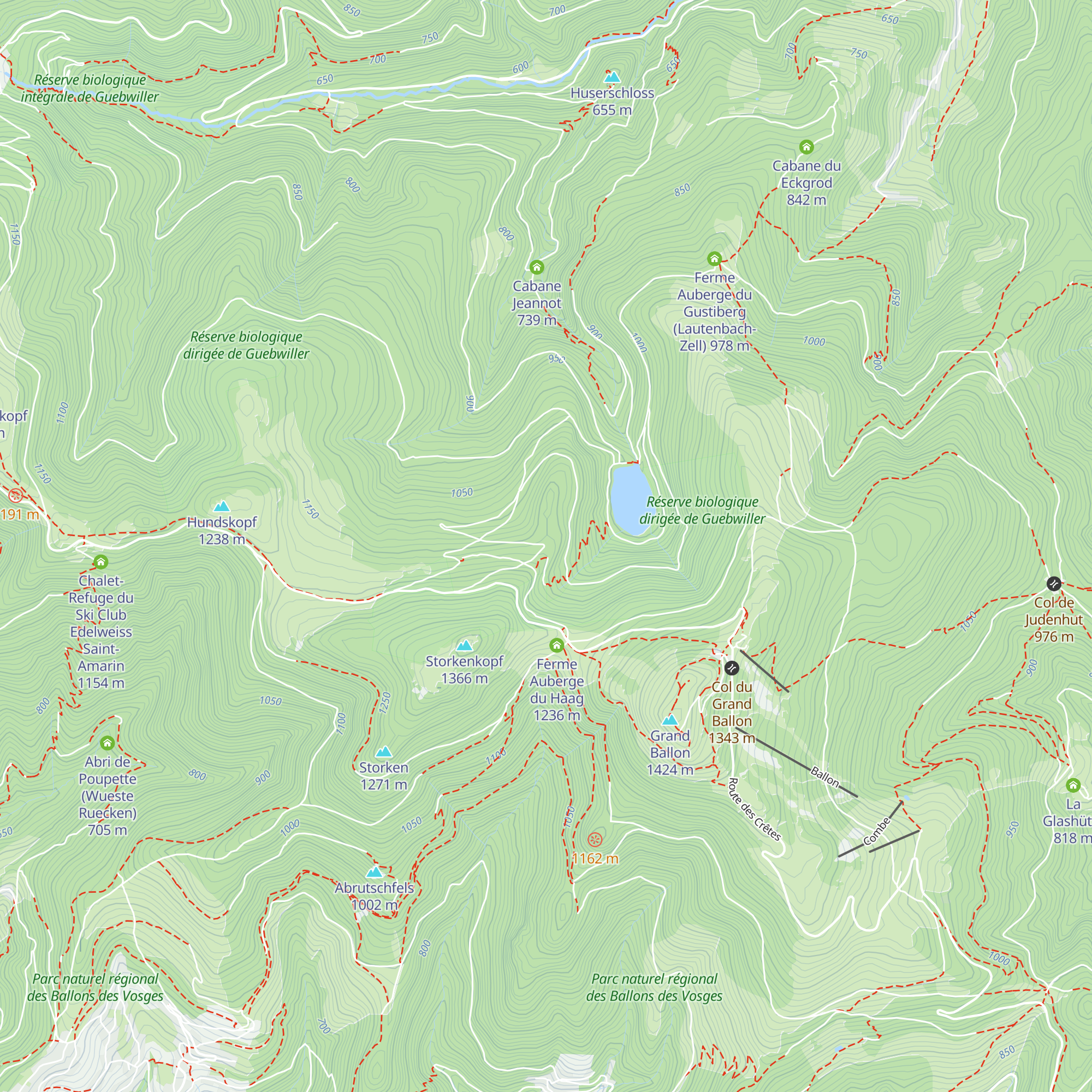 Chalet Racbegbo map