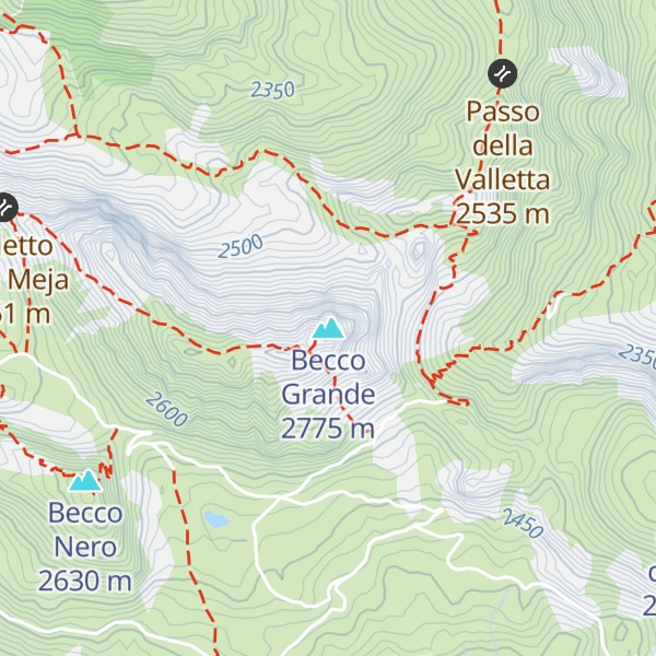 Map of Becco Grande