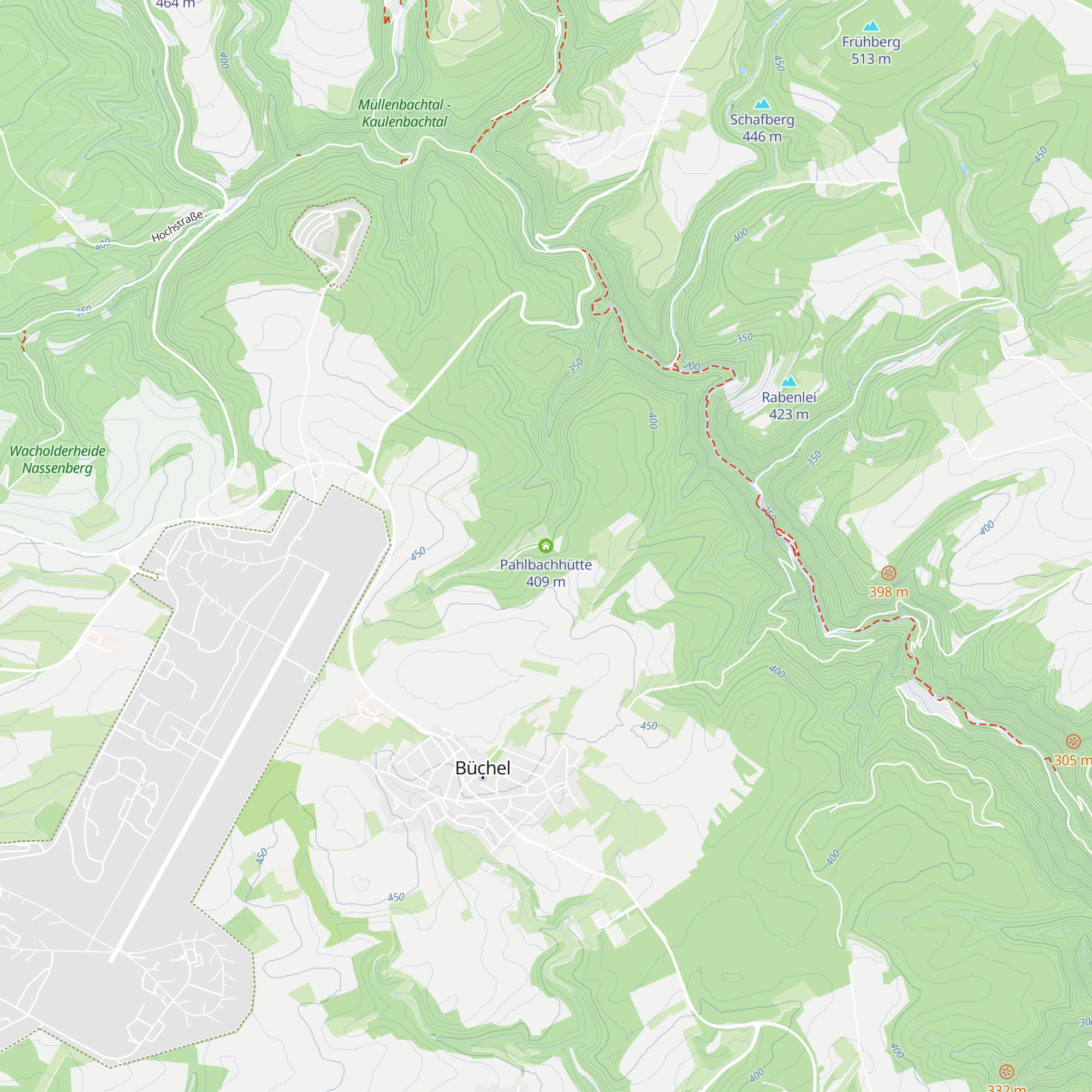 Pahlbachhütte map