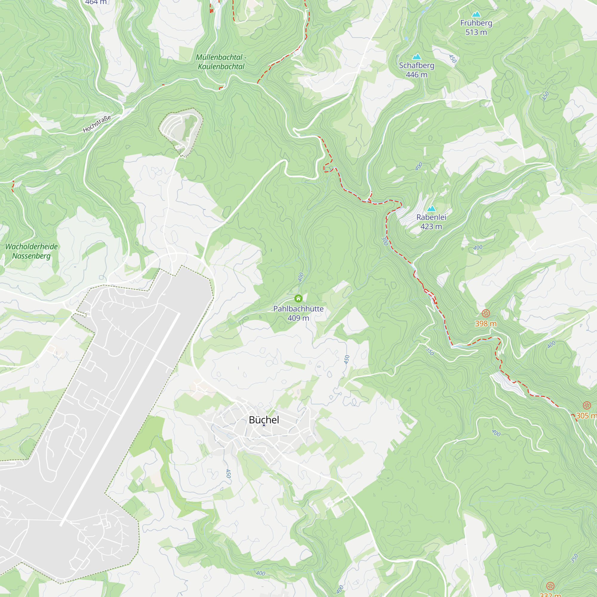 Pahlbachhütte map