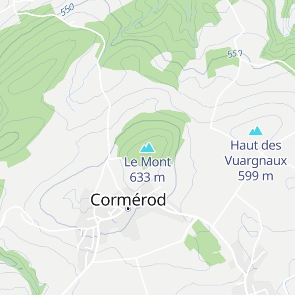 Map of Le Mont