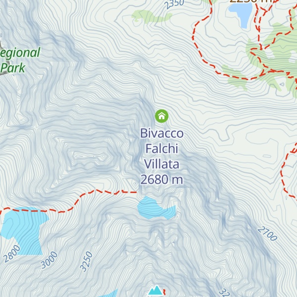 Map of Cadreghe di Viso